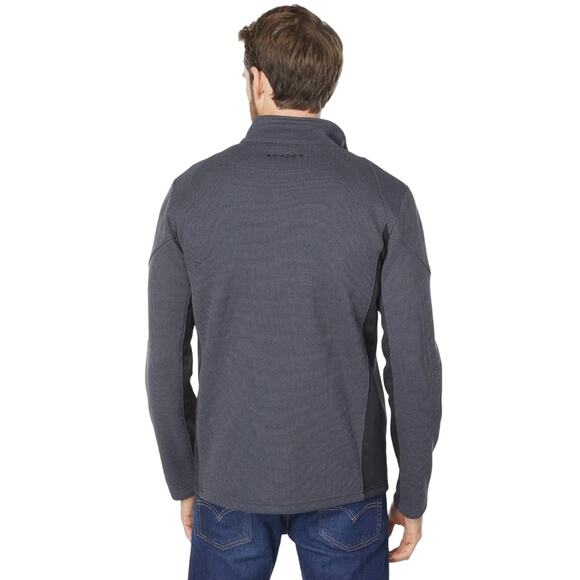 Spyder Bandit 1/2 Zip Fleece Jacket, EBONY Size Medium - Picture 9 of 10